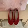 Zapatos de Salón Retro de Primer Encuentro para Mujer 2026 Primavera Nuevo Estilo Zapatos Planos de Ballet Bajos para Mujer Slip-On Planos Zapatos de Abuela