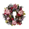 Guirnalda Artificial de Peonías Vintage 35CM Guirnalda para Velas Decoración Navideña de Halloween Flor Suministro de Amazon