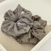 Scrunchie Vintage de Principios de Otoño con Lazo Nuevo Sencillo de Gama Alta para Cola de Caballo Banda Elástica Elegante Flor