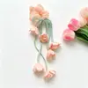 Nuevo Estilo Dulce y de Hada Flor de Tulipán Cinta para el Pelo para Coleta Diaria, Accesorio de Moda para el Cabello