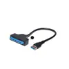 Cable Adaptador Sata a Usb3.0 Easy Drive para Disco Duro Mecánico de 2.5 pulgadas y 3.5 pulgadas Conector de Conversión para Unidad Óptica Fuente de Alimentación