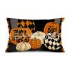 Funda de Almohada para Cintura Nueva Transfronteriza de Halloween Hermanas Sanderson Decoración de Sofá de Sala de Estar Funda de Almohada para Cintura de Lino Venta Directa de Fábrica
