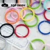 Accesorios para Joyería DIY Anillo de Hierro Pintado Colorido Anillo de Conexión Colgante para Llavero Aleación Colgante Hecho a Mano Material de Colgante al por Mayor