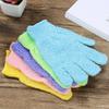 Guante de Baño Creativo de Cinco Dedos, Artefacto para Bañar la Espalda, Toalla de Baño Exfoliante de Nylon Grueso y Amigable con la Piel para el Hogar al por Mayor