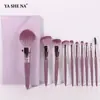Set de Pinceles de Maquillaje Transfronterizo Cangzhou Violet: Brocha para Polvo Suelto, Brocha para Base de Maquillaje, Brocha para Sombras de Ojos, Brocha para Cejas, Cepillo para Pestañas - un Set Completo de Herramientas de Belleza