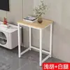 Mesa Pequeña Doméstica Simple, Escritorio de Computadora para una Persona, Escritorio de Escritura para Estudiante, Escritorio de Oficina para Casa de Alquiler en Dormitorio, Estante de Almacenamiento para Sala de Estar