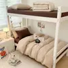 Xiangling CampusCrema-Estilo Estudiante Algodón Lavado Color Sólido Combinado Set de Tres Piezas y Set de Seis Piezas, Compras Integrales