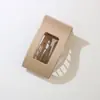 Novo Presilha de Cabelo Quadrada Plana Mais Vendida da Amazon para Mulheres, Presilha para Prender Metade do Cabelo na Parte de Trás da Cabeça, Acessórios de Cabelo Transfronteiriços da Amazon