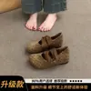 Zapatos Mary Jane de ballet con plataforma estilo francés para mujer, nueva colección otoño 2026, perfectos para combinar con vestidos, zapatos de noche y mocasines
