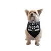 Bandana Preta de Algodão Puro para Pet Transfronteiriça, Personalizável em Tamanho, Adequada para Gatos e Cachorros, Pode Ser Impressa e Rotulada para Dropshipping