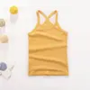 Chaleco de Algodón Puro para Niños para Ropa Interior, Camisola con Forma de Y para Niñas, Camiseta sin Mangas para Niños, Ropa Interior Íntima para Niños Pequeños