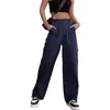 Estación Independiente 2026 Calle Americana Pantalones Jogger Cargo Hip Hop Diseño Multibolsillo Moda Casual Pierna Ancha Pantalones Largos