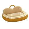 Cama para gato para el calor del invierno, sofá para mascotas para dormir engrosado con forma de nube de gato, alfombrilla para perro extraíble y lavable, cama para perro pequeño