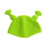 Celebridade da internet chapéu engraçado do Shrek boca de salsicha lábios vermelhos engraçados máscara de cigarro óculos de balanço escultura em areia atacado
