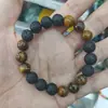 Pulsera Mandala de Piedra Natural y Cristal de Estilo Europeo y Americano Popular Transfronteriza de Colores para Alivio de la Ansiedad, Yoga y Meditación para Hombres y Mujeres