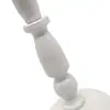 Candelabro de Hierro Dorado y Negro Retro Decoración de Atmósfera para Mesa de Comedor Adornos de Columna Romana Portavelas Largo Gama Alta