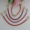 Pulseira Lanyard para Celular Corda de Couro PU Corrente de Mão Pingente para Celular Corrente para Copo d'Água Alça de Reposição para Bolsa de Celular