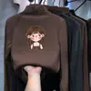 Camiseta Térmica Base de Otoño para Niñas 2025 Nueva Elegante Camiseta de Otoño e Invierno para Niños Top Grueso de Dibujos Animados