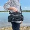 Bolsa para Señuelos, Impermeable, de Gran Capacidad, Riñonera de Pesca para Exteriores, Bolsa Multifuncional para Almacenamiento de Equipo de Pesca