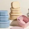 Caja de Alimentos Complementarios para Niños Almacenamiento de Silicona Conservación Fresca Vaporizable Tazón para Huevos Resistente a Altas Temperaturas Taza Especial para Alimentos Complementarios de Bebé