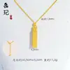 Tienda de Oro Mismo Estilo Cadena Cubo de Hielo Brillante Chapada en Oro con Colgante Ojo de Gato para Mujer, Cadena para Clavícula de Buena Suerte, Regalo para Novia