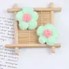 Fábrica Hecho a Mano Hilo Puff Crochet Flores Pequeñas Bolsas DIY Pinzas para el Cabello Ropa Accesorios para el Cabello Accesorios de Flores