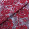 Tecido para Roupa Jacquard Estilo Nacional em Veludo, Tecido de Chenille Quente e Espesso para Outono e Inverno, Usado para Fazer Tops Hanfu, Vestidos e Roupas da Moda