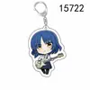Colgante del anime "Bocchi the Rock!"Presentando a Bocchi-chan y Nika Nika, con expresiones geniales, adecuado para mochilas y como un llavero exquisito"