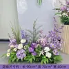 Nueva Flor Decoración de Boda Flor de Piso Celebración de Boda Flores Artificiales Flor Colgante de Boda Flor para Ceremonia de Coche de Boda Arreglo Floral Flores Biónicas