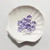 Nuevo Estilo Flor de Cerezo Estampada en Oro con Bordes Dorados y Plateados 15 mm Pétalos Perlados de Dos Tonos Materiales Hechos a Mano para Bricolaje Accesorios para el Cabello de Estilo Antiguo Ramo