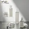Set Cuadrado de Botellas Acrílicas en Stock, Botellas para Crema, Botellas de Set de Loción Estilo Bajo y Alto, 30ml, 50ml