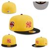 Boné de beisebol totalmente fechado, não ajustável, reversível, novo estilo, denso, bordado, tamanho da liga americana de beisebol hip hop