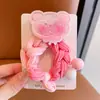 Elásticos de Cabelo Kuromi para Crianças, Elásticos de Borracha de Alta Elasticidade para Meninas, Acessórios de Cabelo Fofos para Bebês