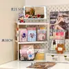 Estante de Esquina para Escritorio, Gabinete para Dolor de Escritorio, Estante de Exhibición Vertical, Caja de Almacenamiento Millet, Gabinete de Exhibición y Almacenamiento para Dormitorio