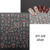 Pegatinas Transfronterizas Nuevas para Arte de Uñas Populares Japonesas y Coreanas Estrella Luna 3D Adhesivas Decoración de Uñas