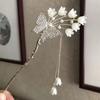 Hanfu hairpin novo nicho chinês cocar borboleta hairpin liga antiga hairpin estilo nacional borla high-end atacado