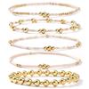 Pulsera de Cuentas de Cobre Coloridas de Estilo Bohemio Simple y Moderno de Venta Caliente Transfronteriza Pulsera de Cuentas de Arroz Juego de Pieza Única Opcional