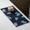 Miyuan Esterilla de Té Gruesa Doble Cara Estilo Chino Tela de Chenilla Bordada Camino de Mesa para Té Seco Accesorios para Ceremonia del Té Esterilla Impermeable para Uso Doméstico