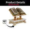 Suporte Rotativo de Acrílico Transfronteiriço com Mãos em Oração, Ornamento de Feriado Estilo Raphael 2D Plano