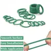 Kit de Anillos de Sellado Impermeables para Reparación de Aire Acondicionado de Coche de 270 Piezas Juego de Juntas Tóricas de Caucho de Nitrilo Verde