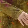 Nueva colección de otoño y primavera: Camisa básica de manga larga con cuello para mujer, 2026, camiseta estampada elegante, estilo de longitud media, diseñada para mujeres de mediana edad y mayores
