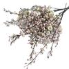 Haste de plástico Feiyang 5 garfos flor de ameixa Zen Chinês wintersweet flor artificial decoração de sala de estar ornamentos de flor artificial