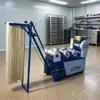 Projeto de Pequeno Processamento Rural Máquina Automática de Macarrão Prensa de Macarrão Nova Máquina Automática Comercial de Poste Suspensor
