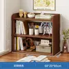 Estante de mesa organizadora para uso doméstico, mesa de estudante pequena simples estante de armazenamento de várias camadas