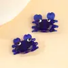 Cuentas de cristal rojas con forma de cangrejo divertidas y personalizadas, agujero recto, lindas, para pulseras DIY hechas a mano, material para joyería, accesorios