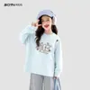 Camiseta de Manga Larga para Niña Otoño 2026 Nueva Elegante Ropa Infantil Top Casual para Niños Mayores Camiseta Básica de Otoño