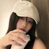 Sombrero Retro y Avanzado Estilo Británico para Mujer Verano Estilo Japonés Sombrero de Repartidor Rostro Pequeño Estilo Antiguo Anti-desgaste Lengua de Pato Sombrero Bailey
