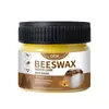 Cera Polidora e de Cuidado para Móveis de Cera de Abelha Natural, Impermeável, Anticorrosiva, Clareadora, Resistente ao Desgaste, Cera de Manutenção, Cera para Piso de Madeira Maciça