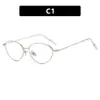 Moda Coreana Ojo de Gato Anti-luz Azul Espejo Plano Marco de Gafas de Alta Calidad Fotografía Callejera Hecho Sencillo Marco de Gafas para Miopía de Mujer