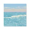 Pintura Decorativa Minimalista Paisaje Marino Azul Curativo Estilo Nórdico Hotel Alojamiento en Casa Sala de Estar Dormitorio Entrada Arte de Pared Estilo Ins
